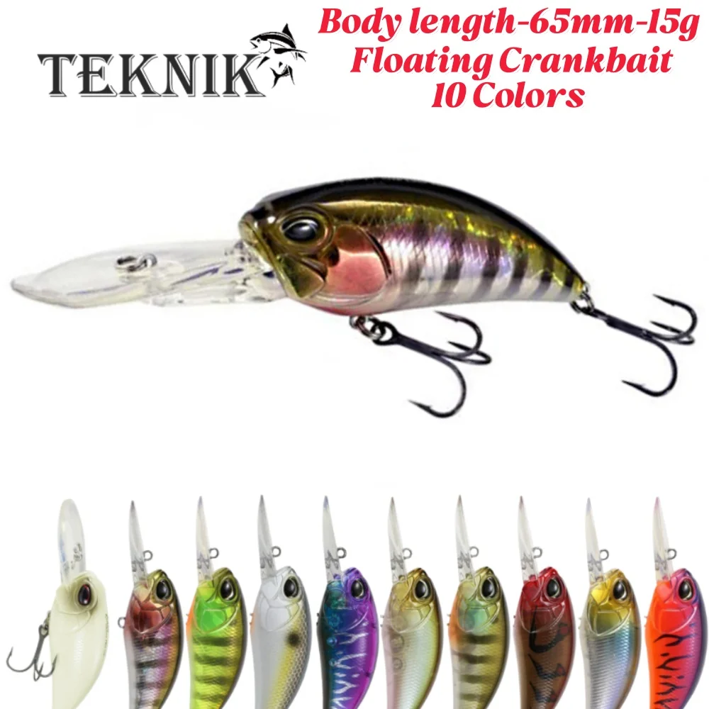 Schwimmender Kurbelköder, 65 mm, 15 g, Duo Realis 11A, Kurbel-Wobbler, Angelköder, künstlicher harter Köder für Pesca Bluegill Sunfish Black Bass