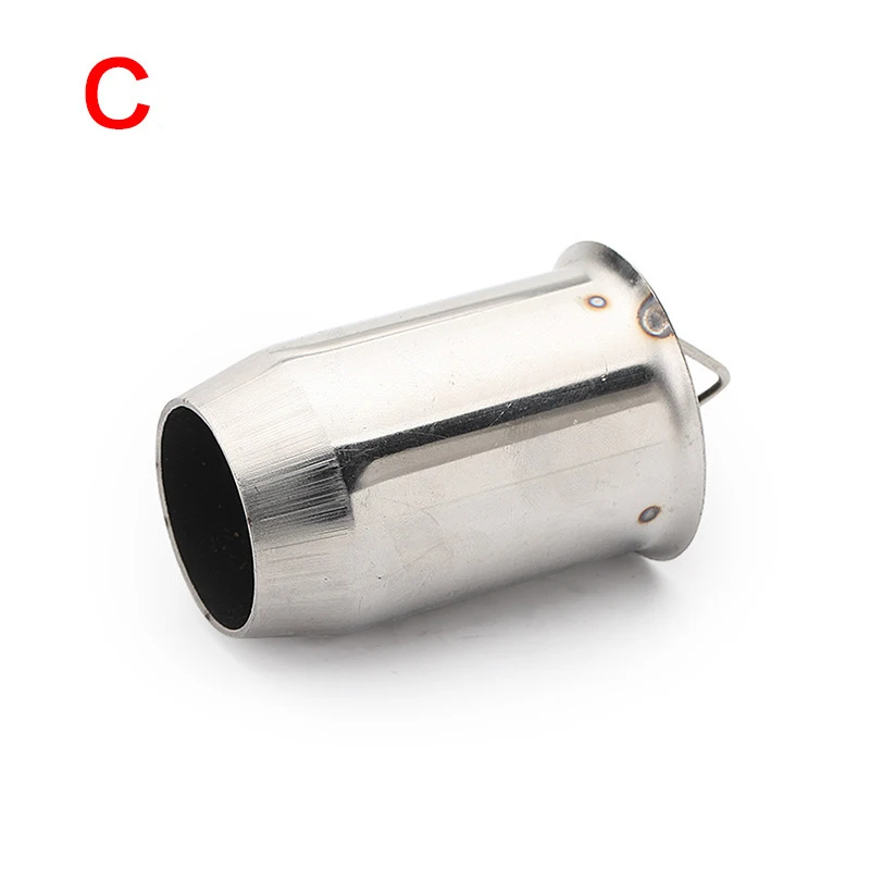 Motorcycle Tuned Exhaust Pipe Hexagonal Exhaust Pipe Muffler Universal Cannonball Tuning Muffler Back Pressure Core Fittings