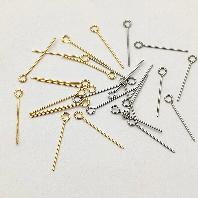 신상 스테인리스 스틸 아이 헤드 핀 및 바늘 파인딩, 수제 쥬얼리 DIY 부품,..