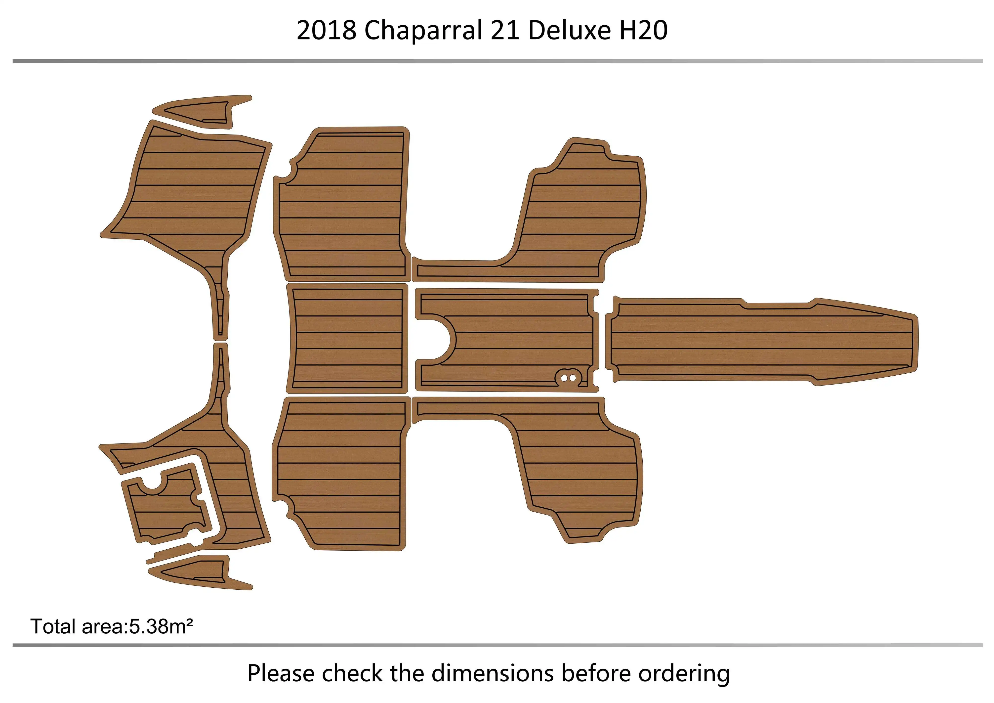 

2018 Chaparral 21 Deluxe H20 B кабина платформы 1/4 дюйма 6 мм EVA искусственный ковер для водных лыж яхты рыбалки лодки нескользящий напольный коврик
