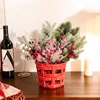 Joyful red heart-shaped ceramic vase with a sense of luxury, Instagram style, high aesthetic value, flower vase, home decoration 4
