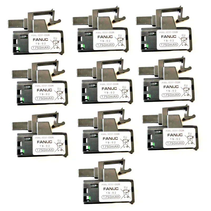 Bloco Industrial da Bateria do Plc para Fanuc Plc do Cnc Sistema Industrial A02b0309-k102 3v 1750mah 10 Peças Lote Novo