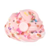 70ml DIY Fluffy Bicolor Slime Butter Slime Kit with Lollipop & Ice Cream Charms - Fun Christmas Gift Party Favor for Boys Girls 4