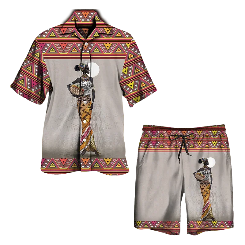Paisley Print Men Suit 3D print Shirt Beach Shorts Oversized luxury 2Pcs set Vacation Vintage Streetwear Fashion Man Suits 4