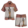 Paisley Print Men Suit 3D print Shirt Beach Shorts Oversized luxury 2Pcs set Vacation Vintage Streetwear Fashion Man Suits 4