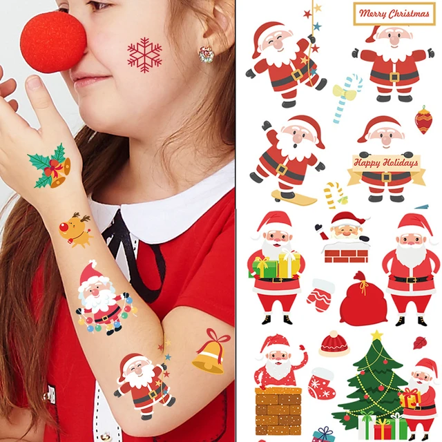 Luminous Christmas Temporary Tattoos for Kids Stocking Stuffers - 10  Sheets, Christmas Decorations Supplies Favors for Birthday Party, Xmas  Holiday Stickers Games for Boys and Girls - Walmart.com