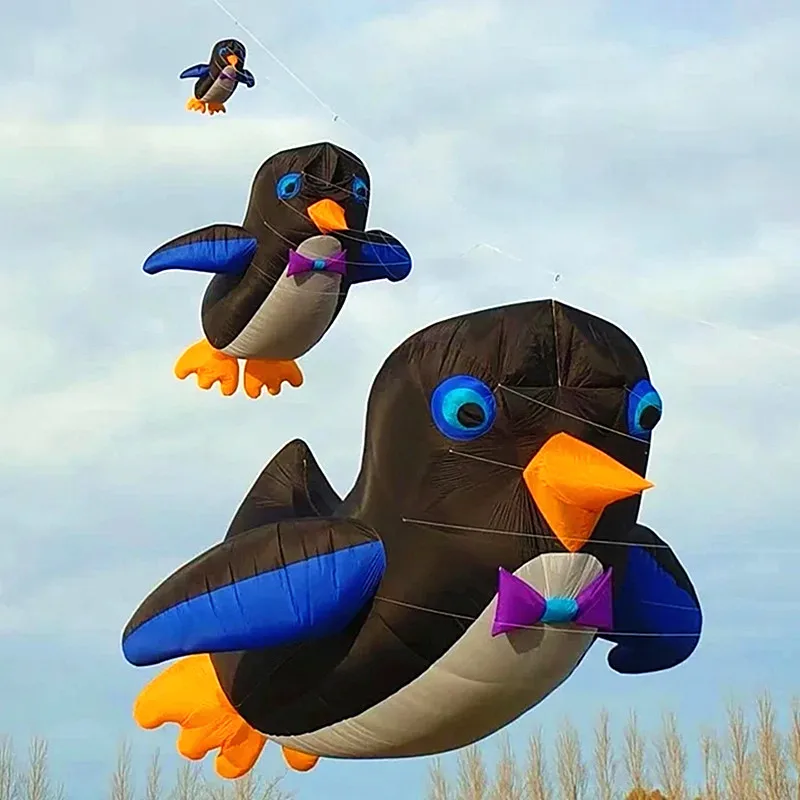 Free shipping 450cm penguin kite flying soft kites pendant inflatable kites factory professional wind kites line weifang kites