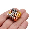 5 Sets 6mm Silver/Gold Magnetic Clasps 6