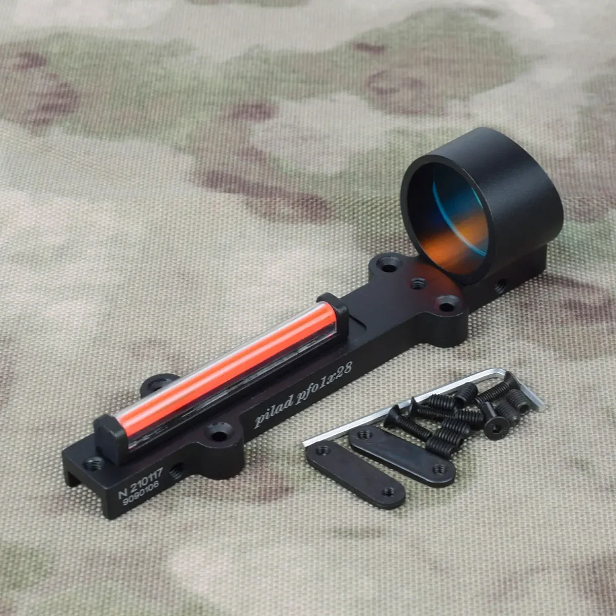 Hunting 1x28 Red Dot Sight Light Weight Scope Fit Shotguns Rib Rail Red and Green Fiber Shooting Holographic Sight For 11mm Rail red dot sight