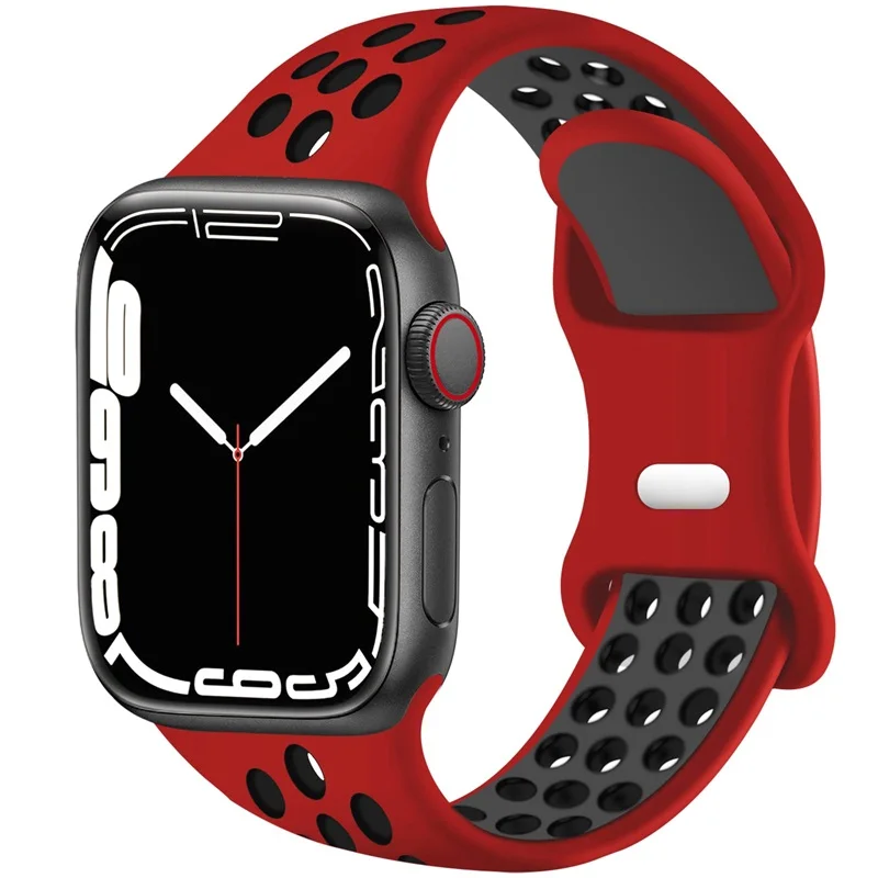 Premium Sport Silicone Strap for Apple Watch - Sleek and Comfortable Design