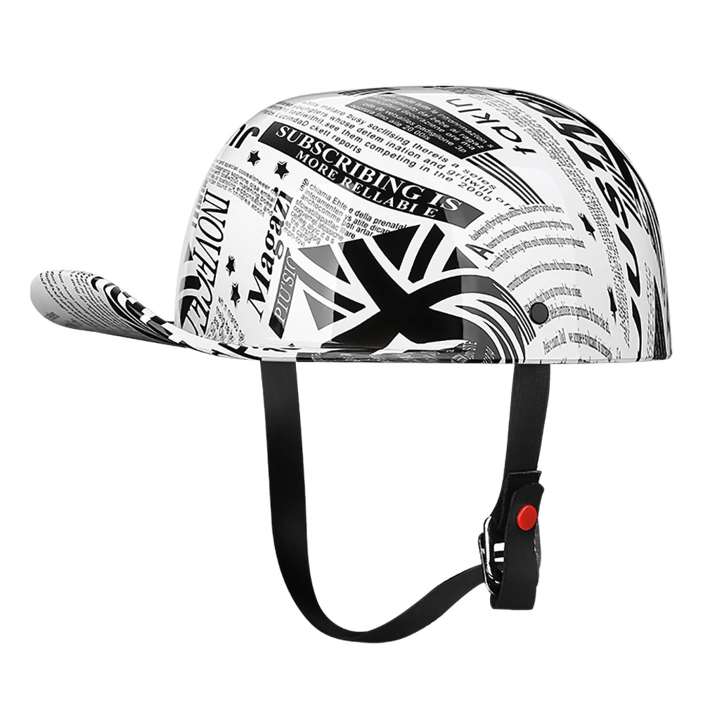 old Helmet Motorcycle Baseball Motorcycle Helmet Retro Half Hat Open Face Baseball Cap Helmet ——DOT Approved old Helmet Motorcycle Helmets & Protective Gear