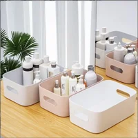 Storage Basket Three Sizes Rectangular Cosmetic sorting box kitchen storage box snack storage basket for Kitchen Bedroom Office 2