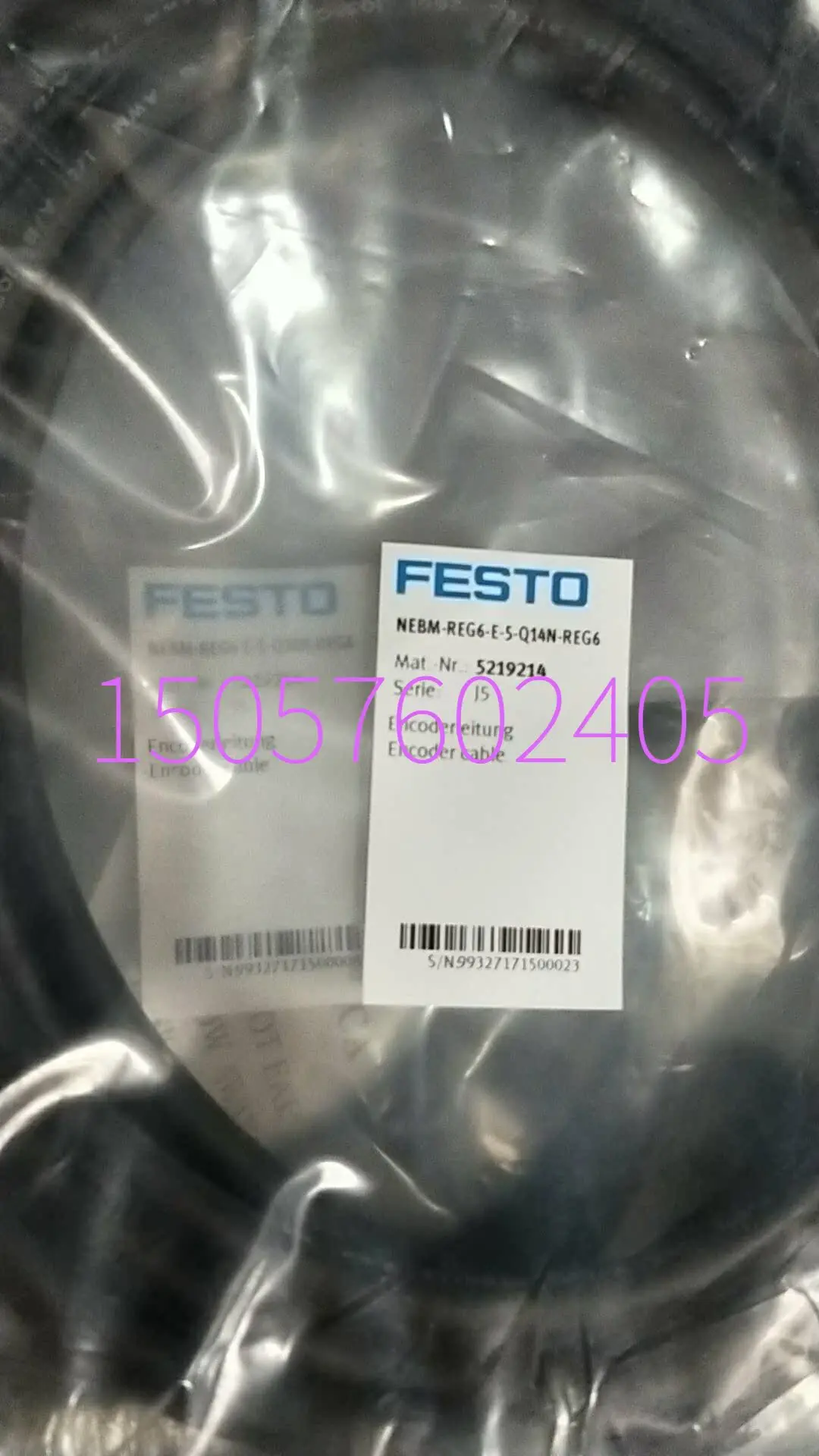 

Festo FESTO NEBM-REG6-E-5-Q14N-REG6 Encoder Cable 5219214