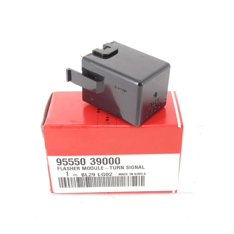 New Genuine 3-Pin 12V 12V Flashing Relay 95550-39000 Accent For Hyundai Elantra From Tiburon Sonata Xg300 For Kia Optima Rio