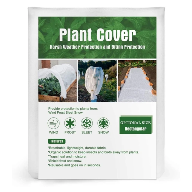 25/30 Gsm Téli Növényvédő Takaró Fagyasztófagyasztás Elleni Cserepes Ruhák Kerti Palánták Fedele Nem Szőtt Szövet Védi A Gyümölcsfát - Image 2