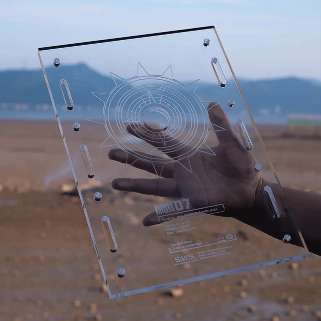 Acrylic Transparent Camping Tabletop – Thickened IGT-Compatible Clear Board 2