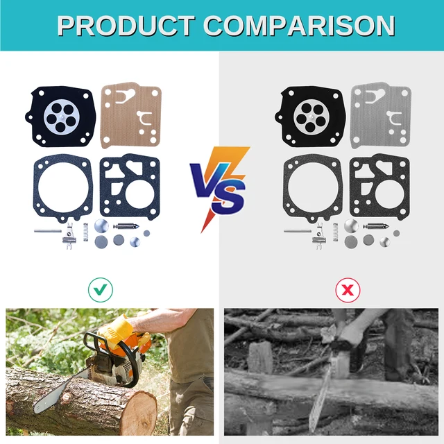 Husqvarna 전기톱을 위한 필수 Carb 수리 키트