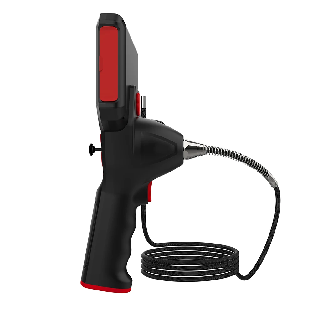 US22 산업용 5인치 스크린 내시경 3.9mm 1m 4방향 조절 가능 내시경 검사 카메라 다국어 지원 LED 조명 포함
