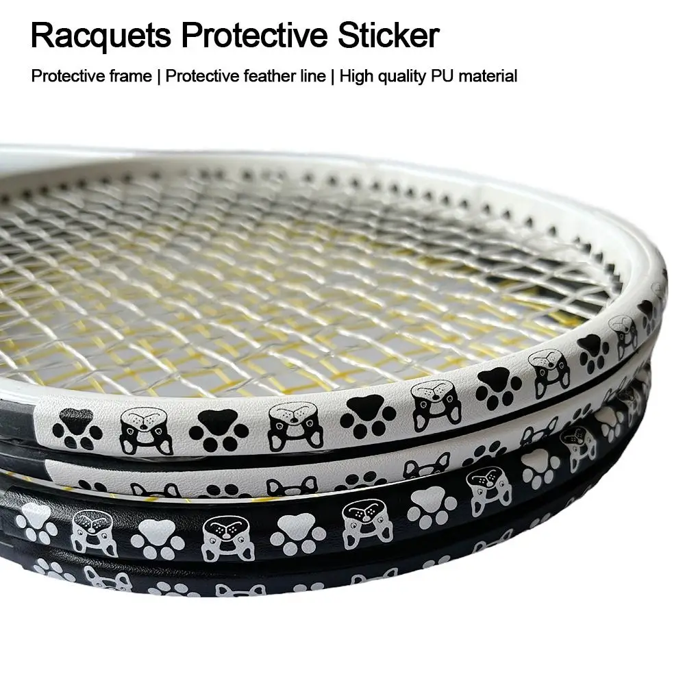 

Anti Paint Off Racket Head Protector Tape Wear Resistant Self Adhesive Racquets Protective Sticker Racket Protector