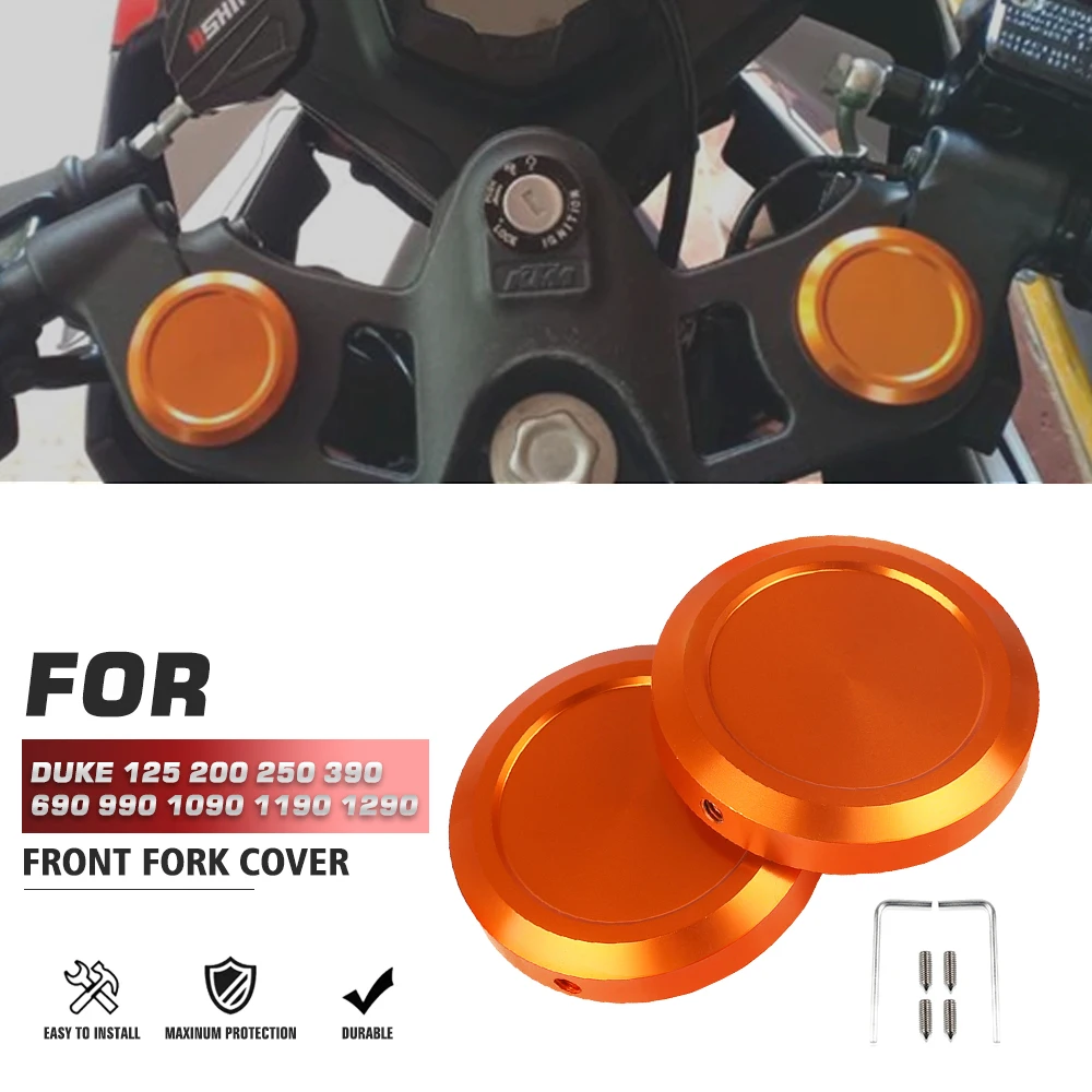 

FOR DUKE 125 200 250 390 690 990 1090 1190 1290duke 2013-2023 2022 2021 2020 2019 Motorcycle Front Fork Suspension Top Cover Cap