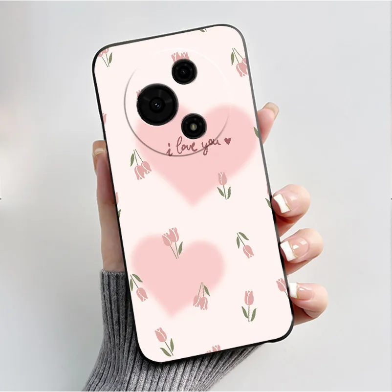 Luxury Fashion Butterfly Flowers Black Soft Silicone Phone Case Protective Cover