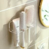 Acrylic Comb Holder Organizer Storage Shelf Clear Transparent Wall-Mounted Hair Brushes Rack Bathroom Accessories Home Shelves 4