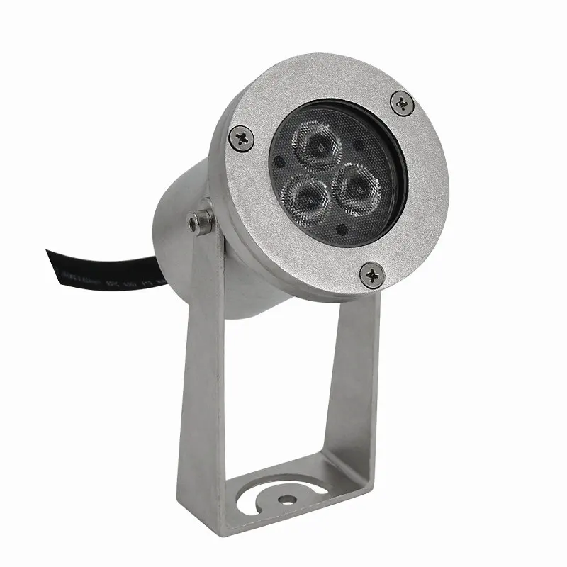 

outdoor IP68 waterproof rusty against 316L stainless steel waterfall fountain led underwater spot light