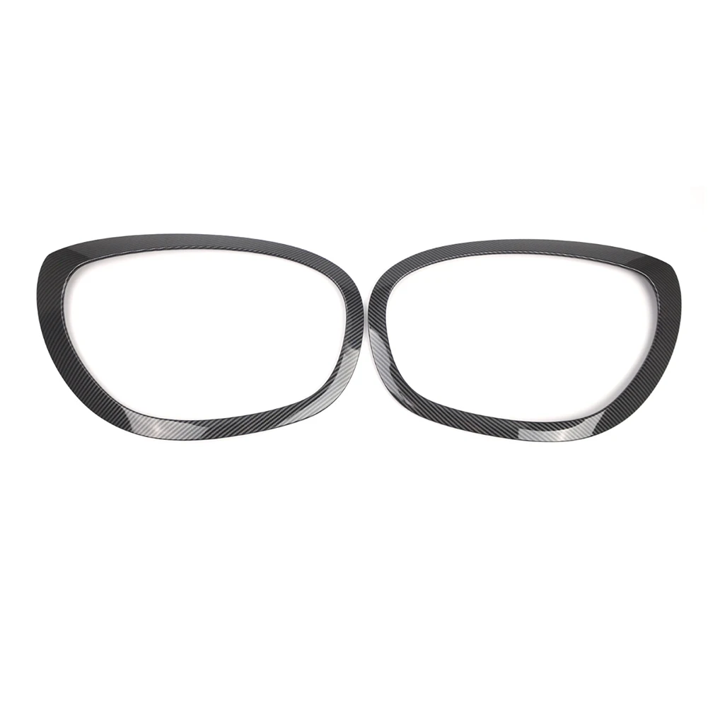 Headlight Bezel Ring Trim for Mini Cooper F60 F61 2017-2023 Carbon ...