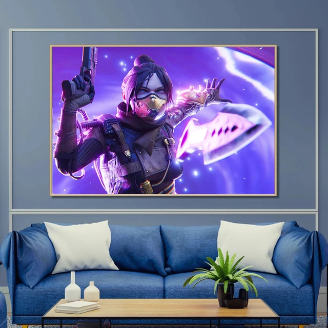 Clássico apex legends poster arte impressão de vídeo game personagem  retrato pintura em tela cabeceira fundo decoração do quarto casa -  AliExpress