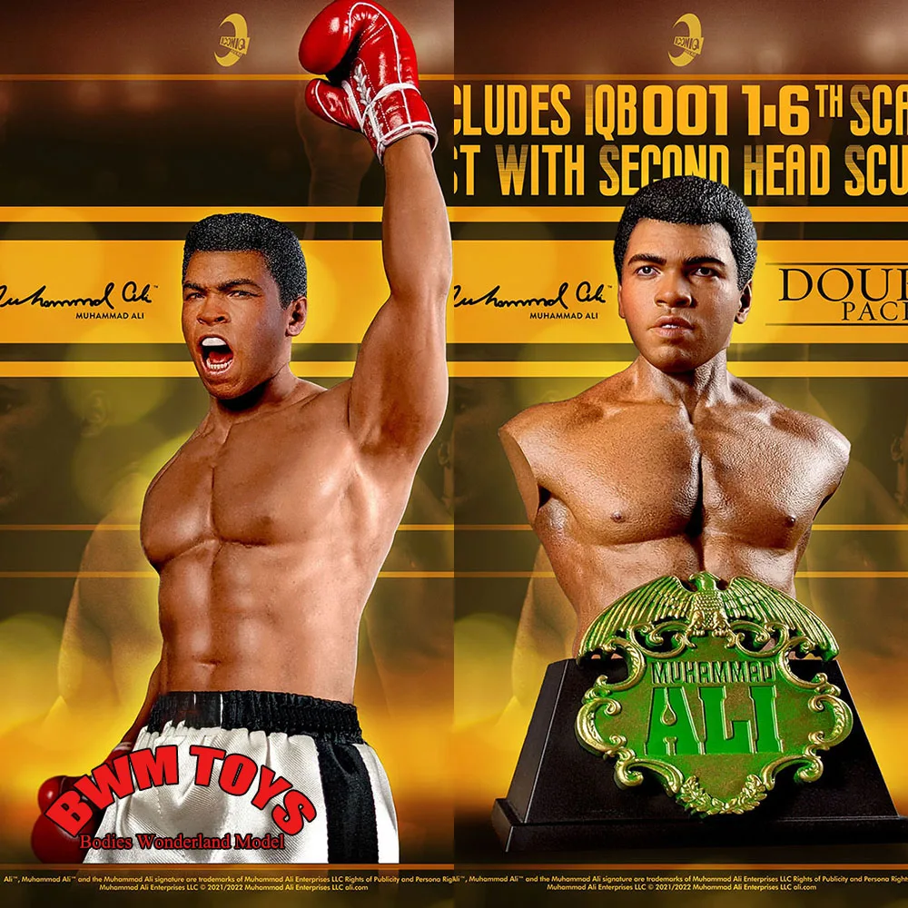 

Iconiq Studios IQLS01D 1/6 Scale Collectible Boxing King Muhammad Ali 12Inch Male Solider Action Figure with Seamless Body Model