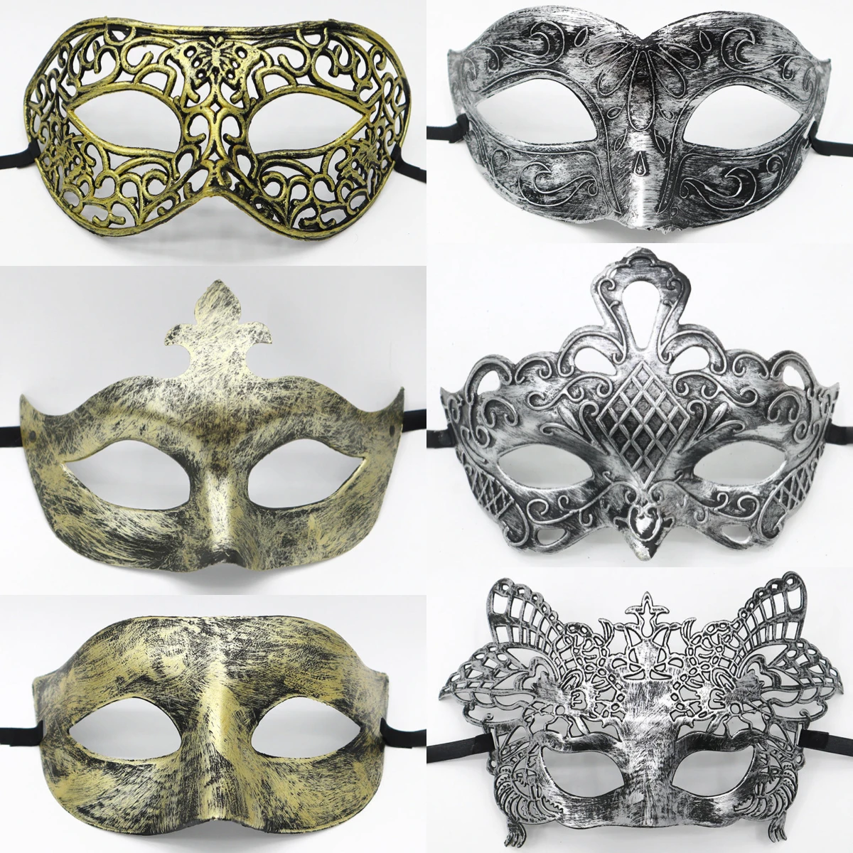 

Retro Half Face Mask Costume Cosplay Eye Masks Masquerade Party Masks