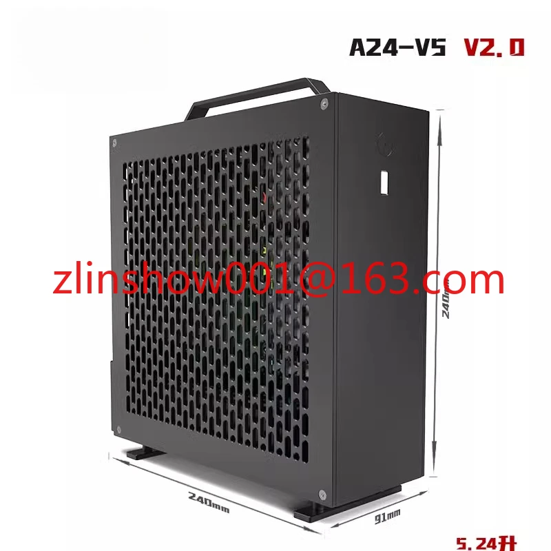 Lzmod mini A24-V5 2.0 dual-slot single display 1u power supply itx