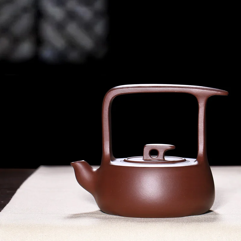 

Zanghutianxia Yixing сырая руда старая фиолетовая глина ручной работы знаменитый чайный чайник чайный набор дождевая роса звездное небо чайник с петлей