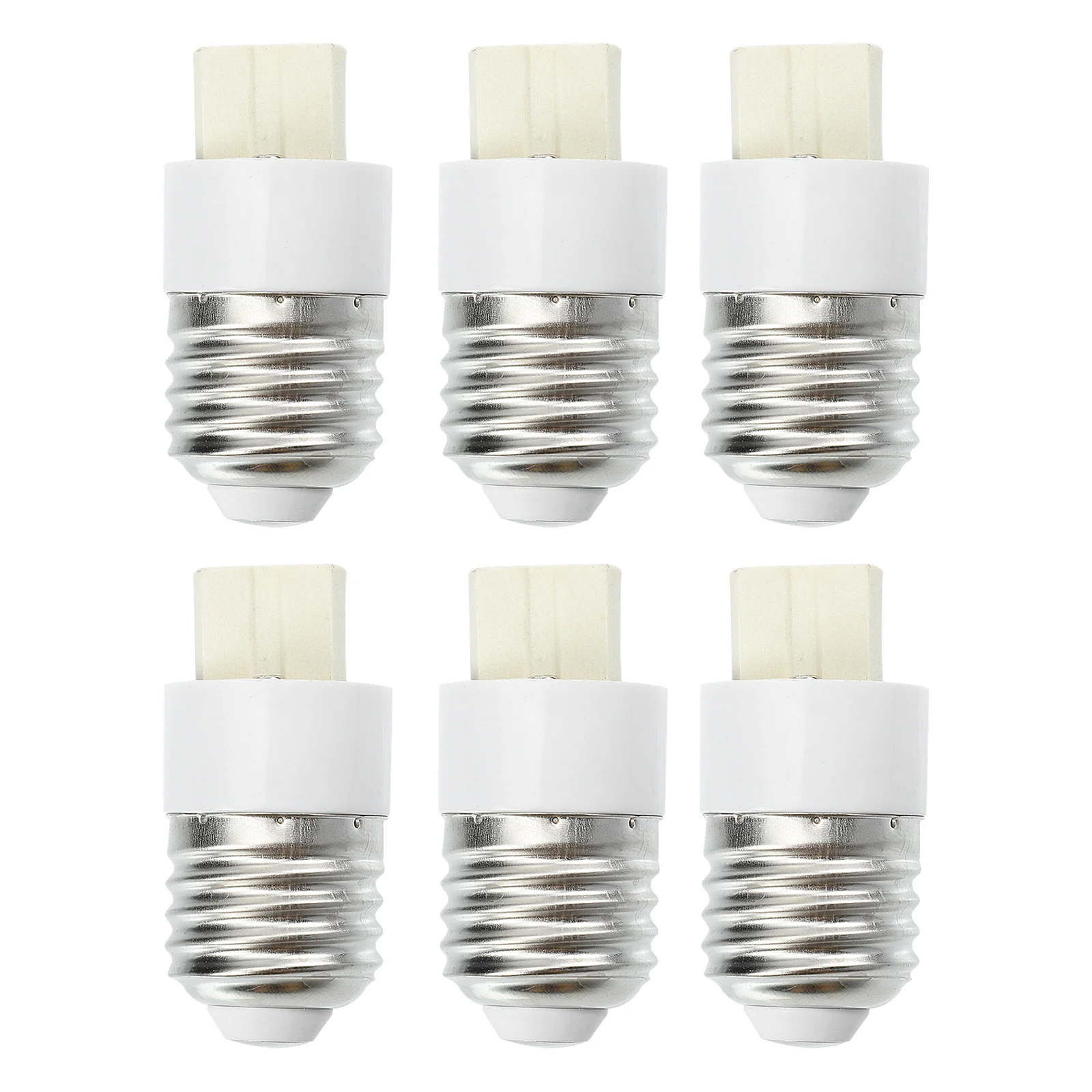 

6pcs Lamp Base Converter Light Bulb Holder Adapter Converter (E27 to G9)