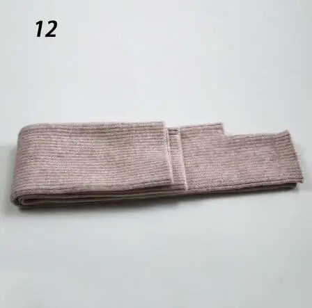 Sparsil Women's Winter&Autumn Christmas Cashmere Blend Knitted Long Gloves Solid Color Fashion Warm For Lady Elbow Mittens 12Tuo Hua