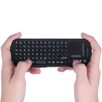 iPazzPort Mini Wireless Keyboard with Touchpad 1
