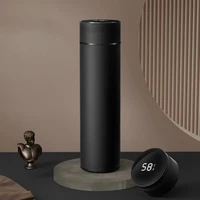 480ml New Stainless Steel Smart Thermos Cup With Digital Temperature Display For Home Outdoor Students High Value Office Cup 2