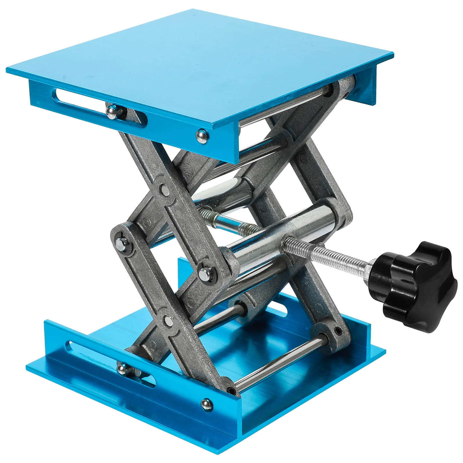 

Laboratory Lifting Table Mechanism Jack Stand Earth Tones Scissor Equipment Aluminum Alloy Lifter