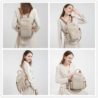 Stylish Backpacks for Women Anti Theft Travel Bags Contrast Colors Fashion Female Portable Backbags Water Resistant New Elegant 2