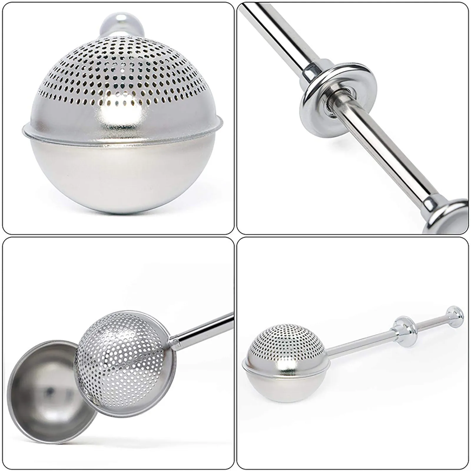 Baking Tools Mesh Strainer Fine Mesh Strainer Powder Sieve Powder Sugar Shaker Powder Shaker Sugar Duster Flour Sugar Sieve For Powdered And Spices Cake Decorating Tool Baking Accessory