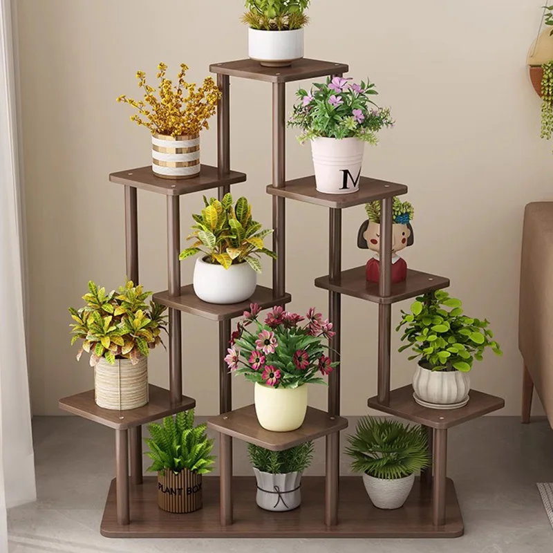 

Flower Pot Shelf For Plants Garden Home Storage Balcony Shelf For Plants Farmhouse Estantes Para Macetas Decorative Furniture