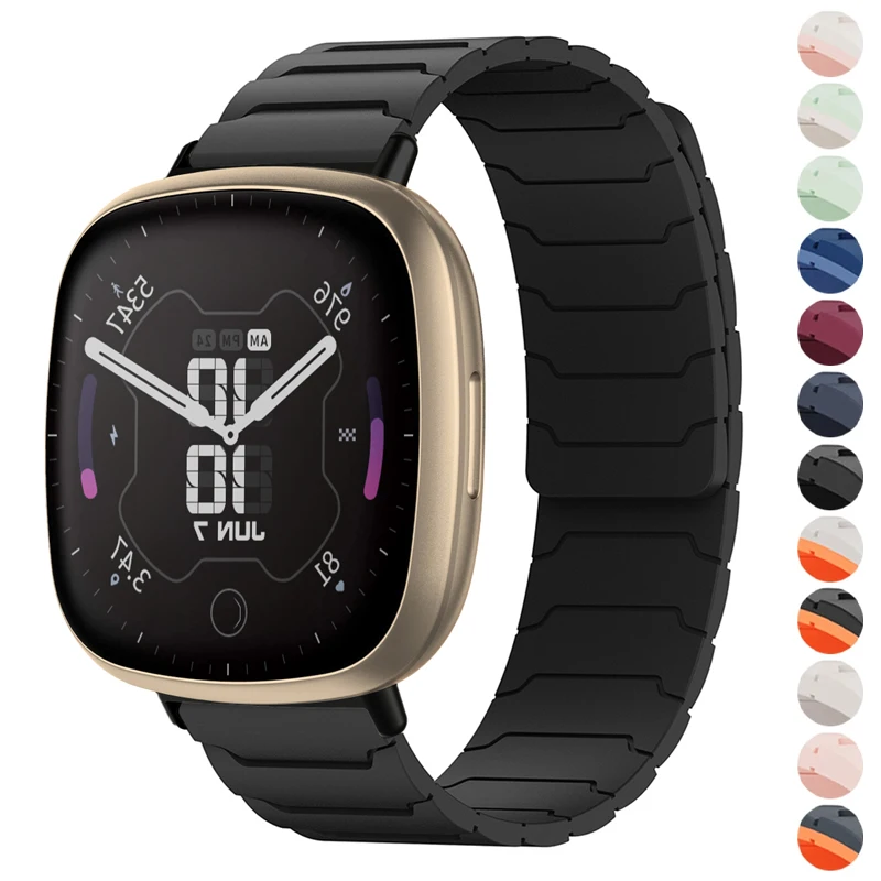 Magnetic Silicone Replacement Watch Band Strap Bracelet