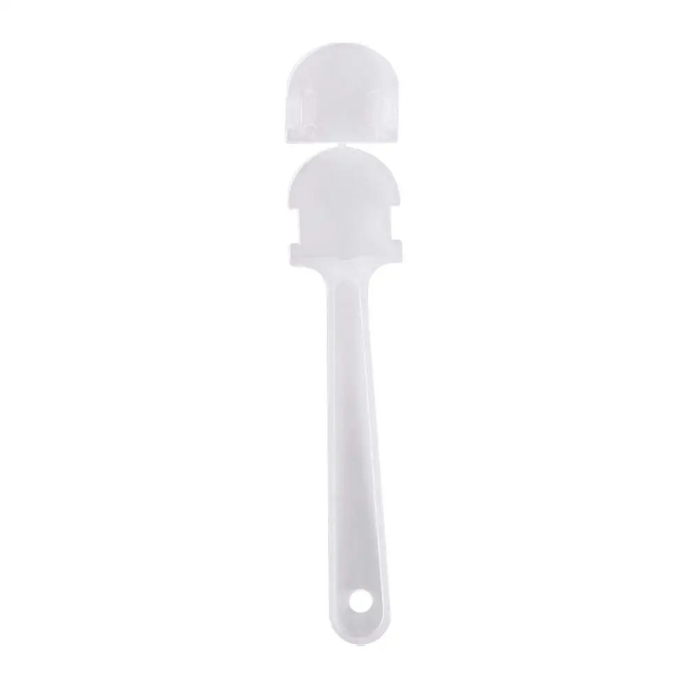 Transparent Mini Fan Handle Portable Small Plastic Fan Handle Replacement DIY Accessories 10pcs mini fan
