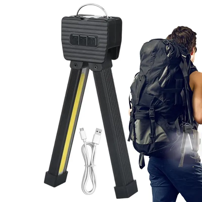 Gym Lamp For Posing Portable Magnet LED Flashligh 7th Gear Dimming Folding Worklight Waterproof Led Flashlight With Magnet Hook Led Flashlight Led Work Light Work Light