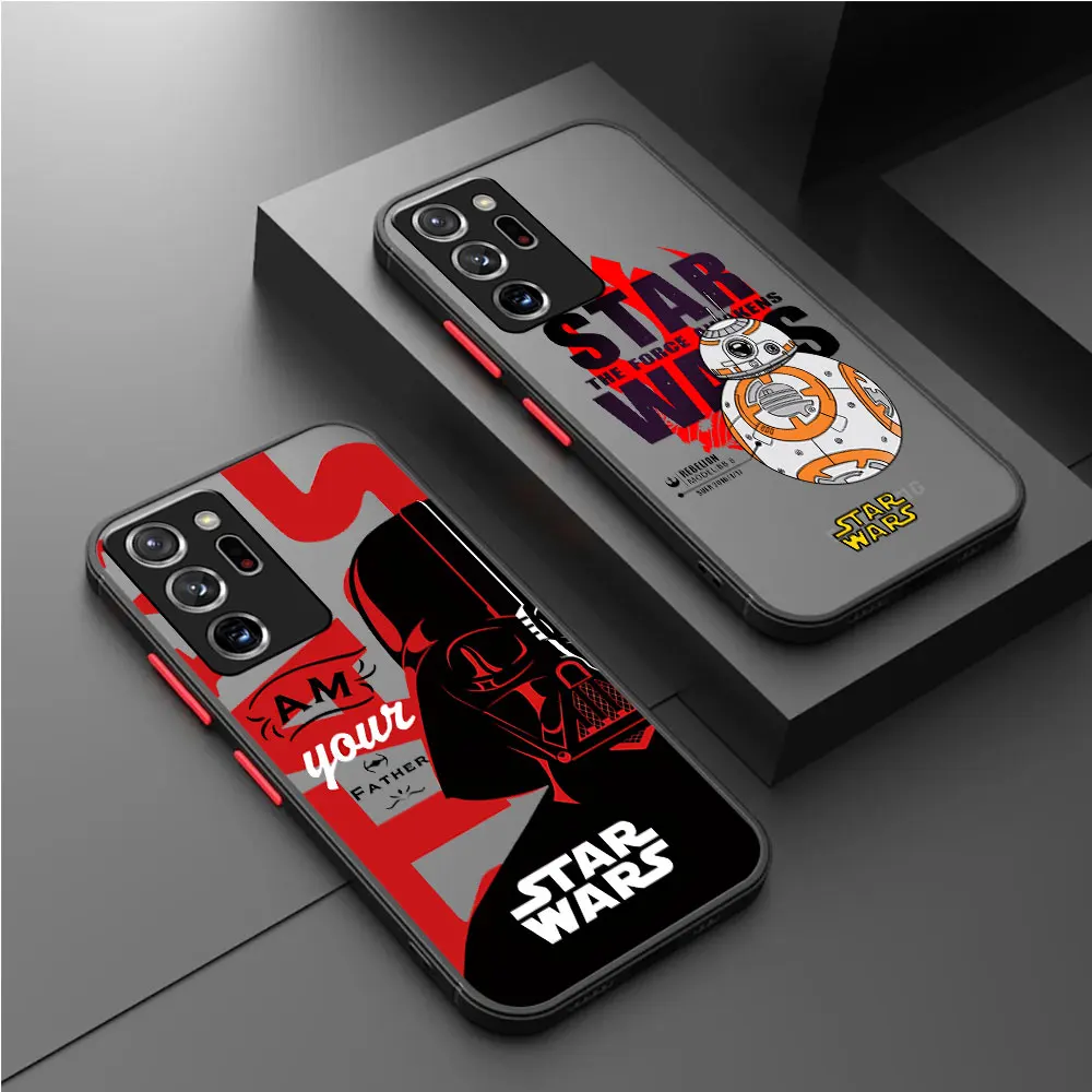 Custodia Per Samsung Galaxy S21 S20 Note 10 Note 20 Ultra 10 Plus 8 9 S22 S23 Note 10 Plus Tpu S-Star W-Wars Cute Soft Cover