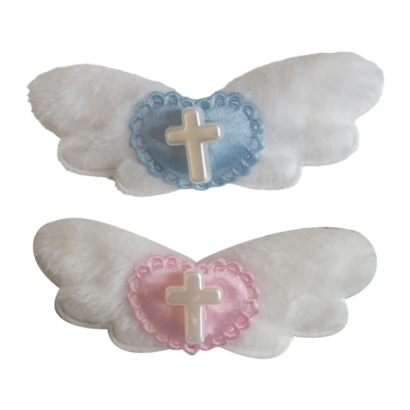 

Plush Wing Hair Clip for Teens Girl Hairpins Side Clip Y2K Hair Barrettes for Women Side Bangs Child Furry Hairpin