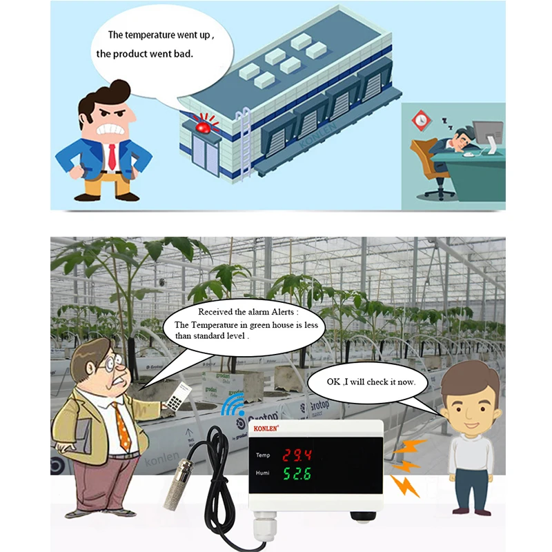 WIFI Tuya Smart Temperature Humidity Alarm Sensor Thermometer Hygrometer Detector temperature humidity sensor temperature humidity meter Home Digital Display Android App Alert