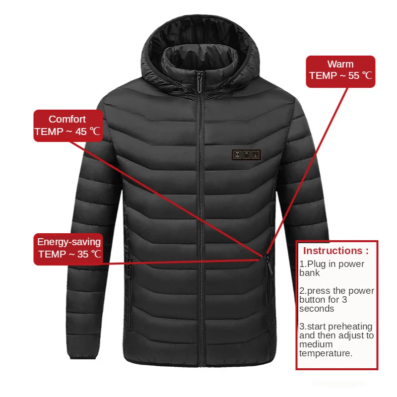 Jacket with power button Clearance