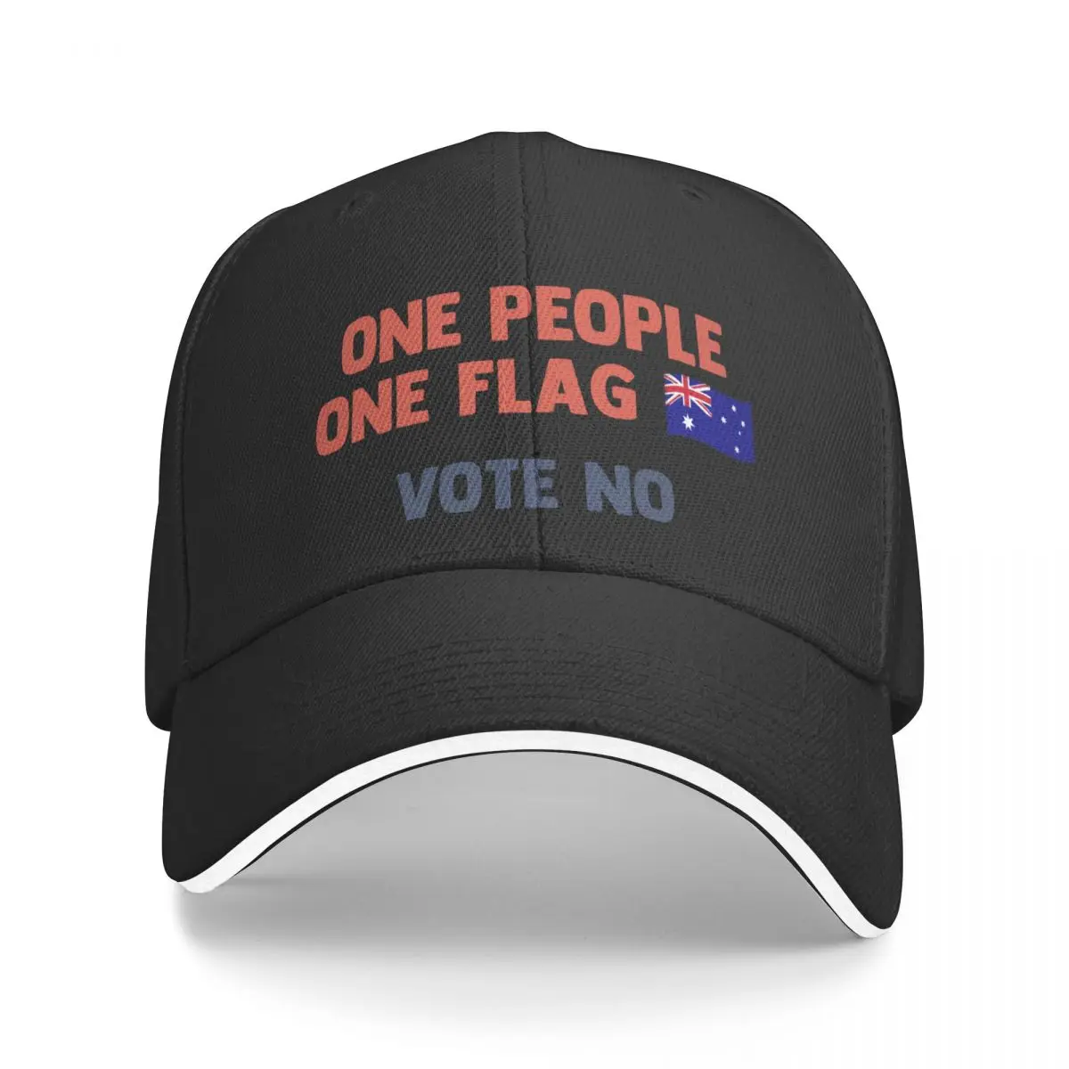 

One People, One Flag - Vote No Baseball Cap Snapback Cap Rugby Golf Wear Sunhat Woman Men's