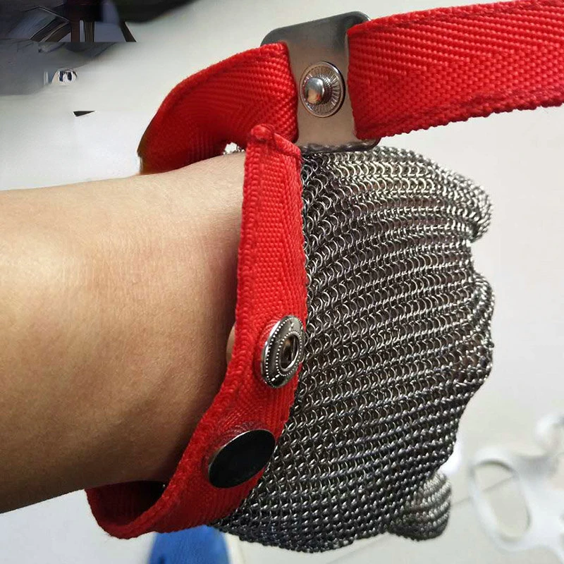 

Pure Steel Wire Slaughter House Non-Disposable Cut Resistant Gloves